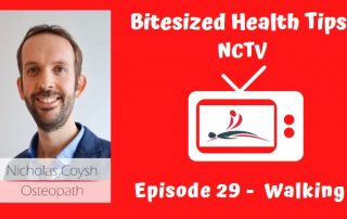 A video thumbnail image of a TV with Nicholas Coysh's logo inside and the title below.