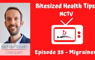 A video thumbnail image of a TV with Nicholas Coysh's logo inside and the title below.