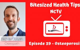 A video thumbnail image of a TV with Nicholas Coysh's logo inside and the title below.