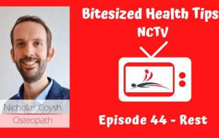 A video thumbnail image of a TV with Nicholas Coysh's logo inside and the title below.