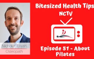 A video thumbnail image of a TV with Nicholas Coysh's logo inside and the title below.