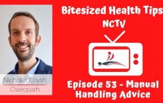 A video thumbnail image of a TV with Nicholas Coysh's logo inside and the title below.